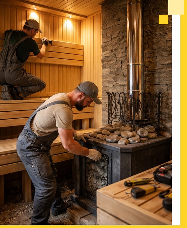 Комплексный дизайн бань, саун и зон отдыха в Медногорске