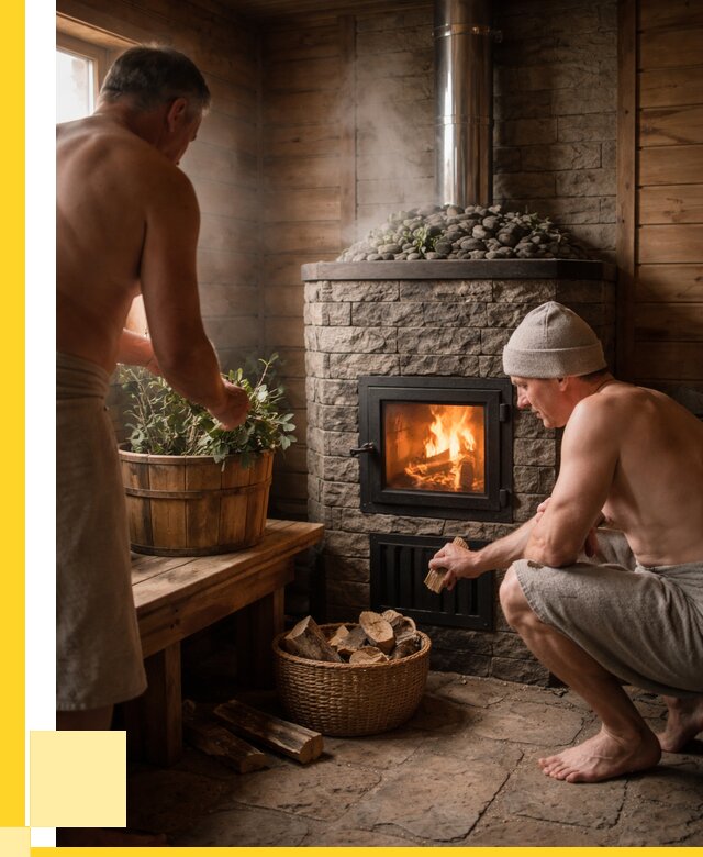 Банные печи под ключ в Медногорске от 45774 р. | ЭриданМдн кирпичная