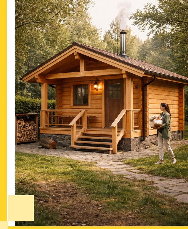 Купить баню под ключ в Медногорске от 661180 р. | ЭриданМдн