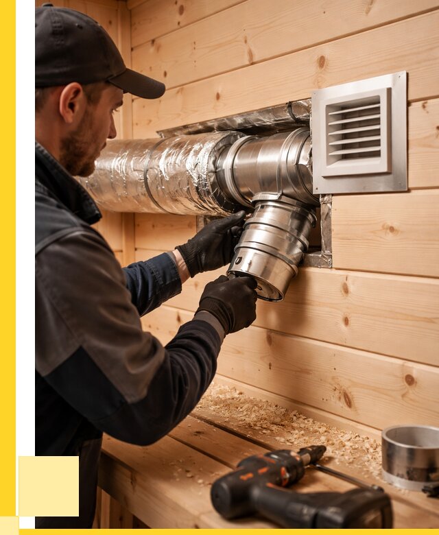 Монтаж вентиляции бани в Медногорске от 12206 р. | ЭриданМдн