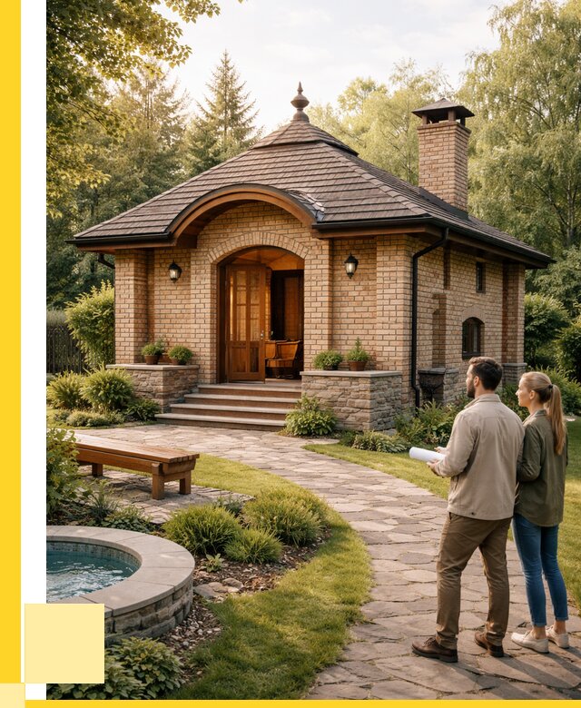 Проект кирпичной бани в Медногорске от 30516 р. | ЭриданМдн