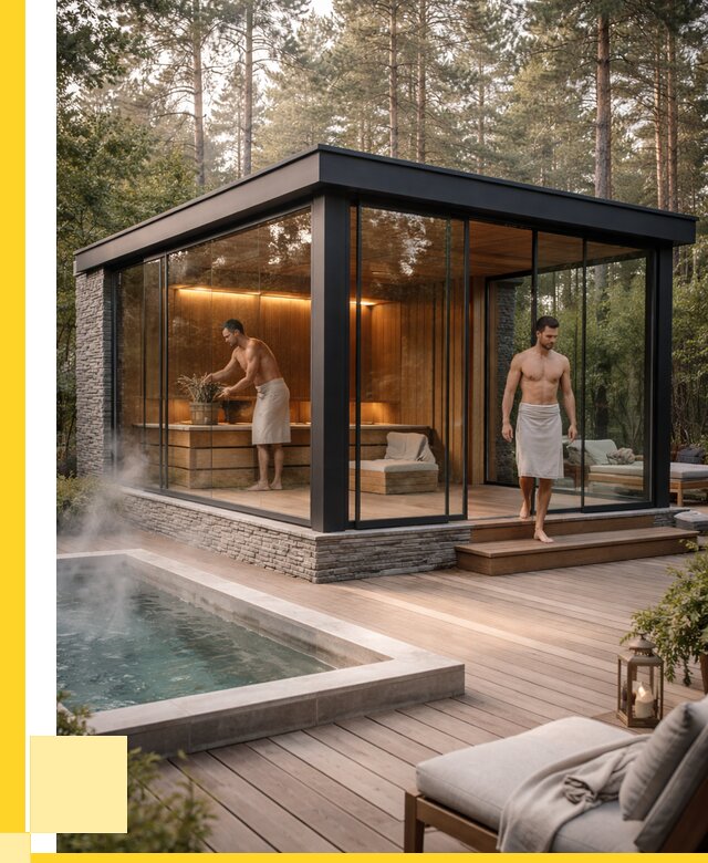 Стеклянные бани и двери в Медногорске от 457740 р. | ЭриданМдн