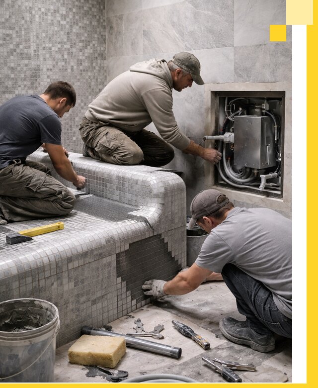 Проекты хамамов под ключ в Медногорске и дизайн и строительство