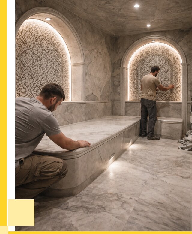 Турецкие бани под ключ в Медногорске от 254300 р. | ЭриданМдн