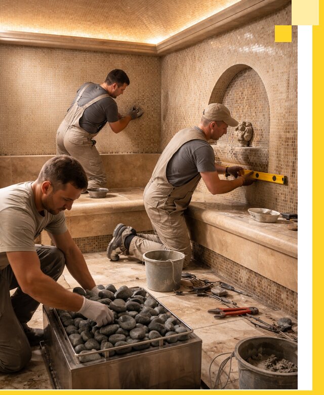 Проектирование и строительство хамама и сауны в Медногорске