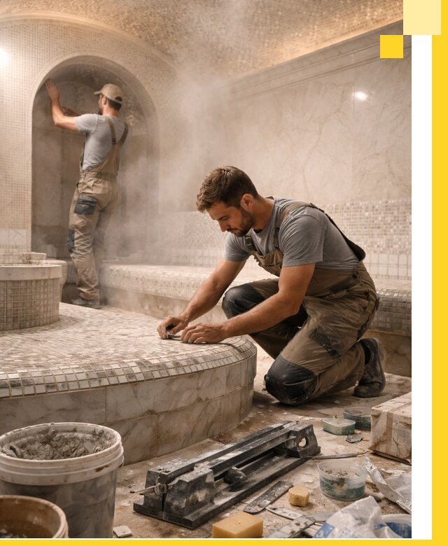 Профессиональный дизайн хамама и SPA под ключ в Медногорске