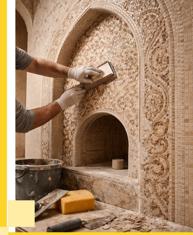 Мозаика для хамама в Медногорске под ключ от 5086 р. | ЭриданМдн