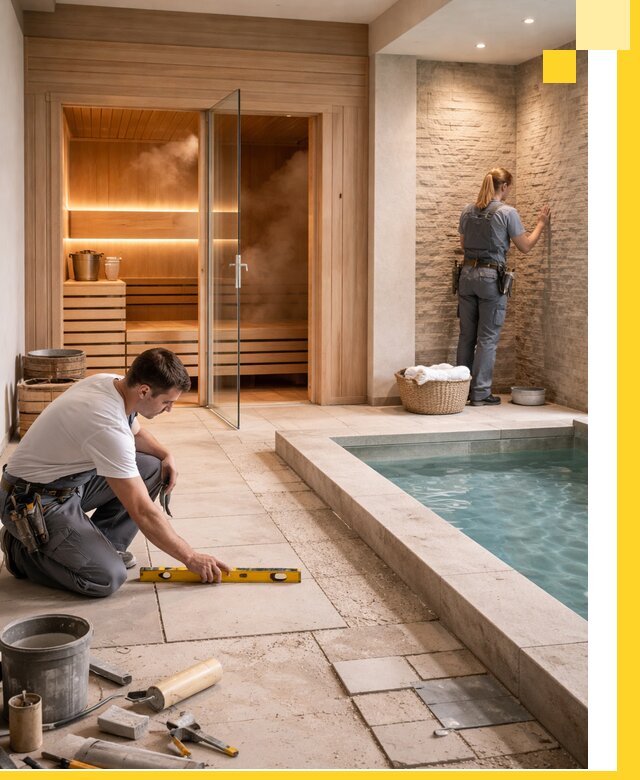 Комплексный дизайн и отделка интерьеров SPA под ключ в Медногорске